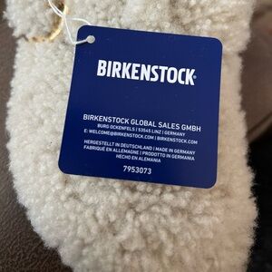 Birkenstock Gold Accent Shearling Footwear